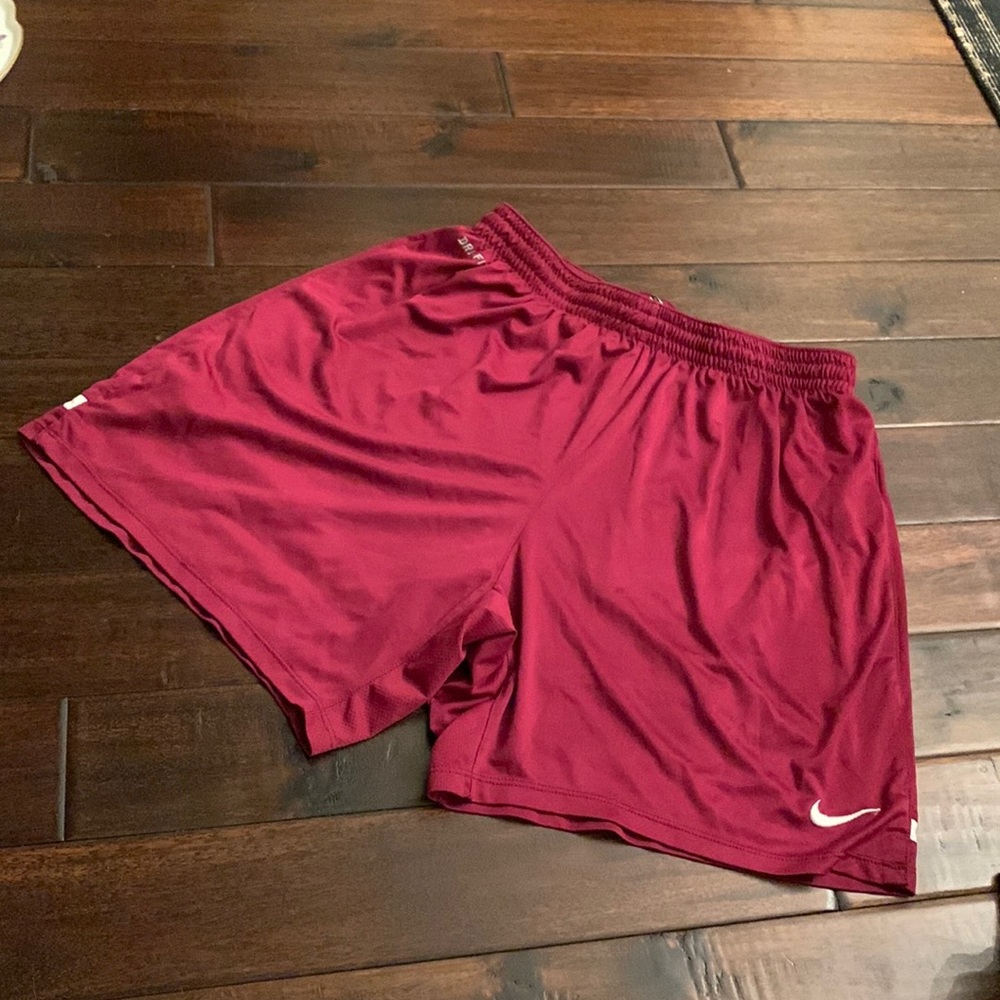 Nike Maroon Dri-fit shorts Size L